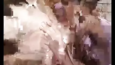 Desi village wife paid blowjob and sex with stranger