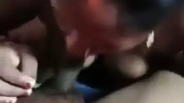 Desi Bihari milf gives a deep blowjob to her husband